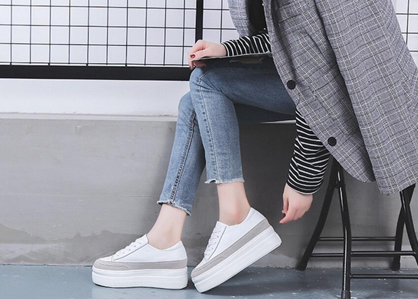 百搭松糕鞋为你凹出时尚范,显高显瘦显腿长的松糕鞋搭阔腿裤