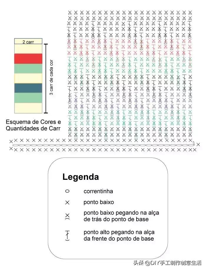 钩漂亮钩针收纳袋,钩笔袋编织教程