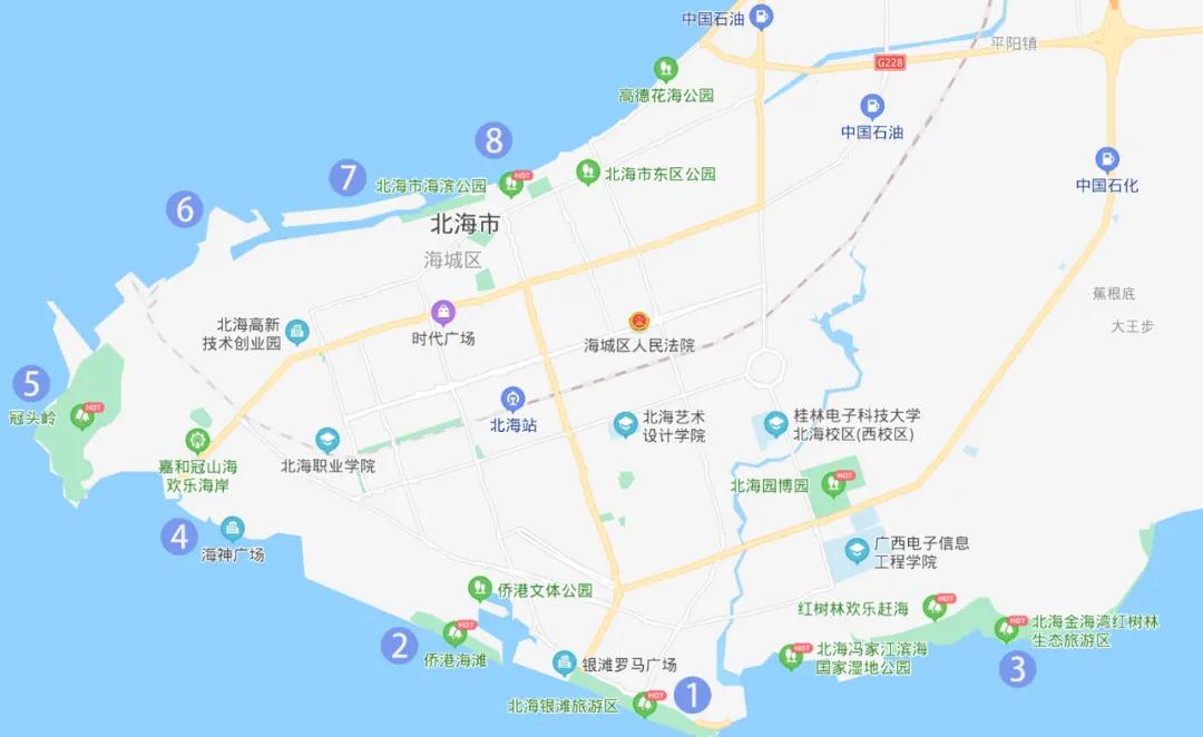 北海除了海边还有什么风景,北海除了银滩还有哪个海滩