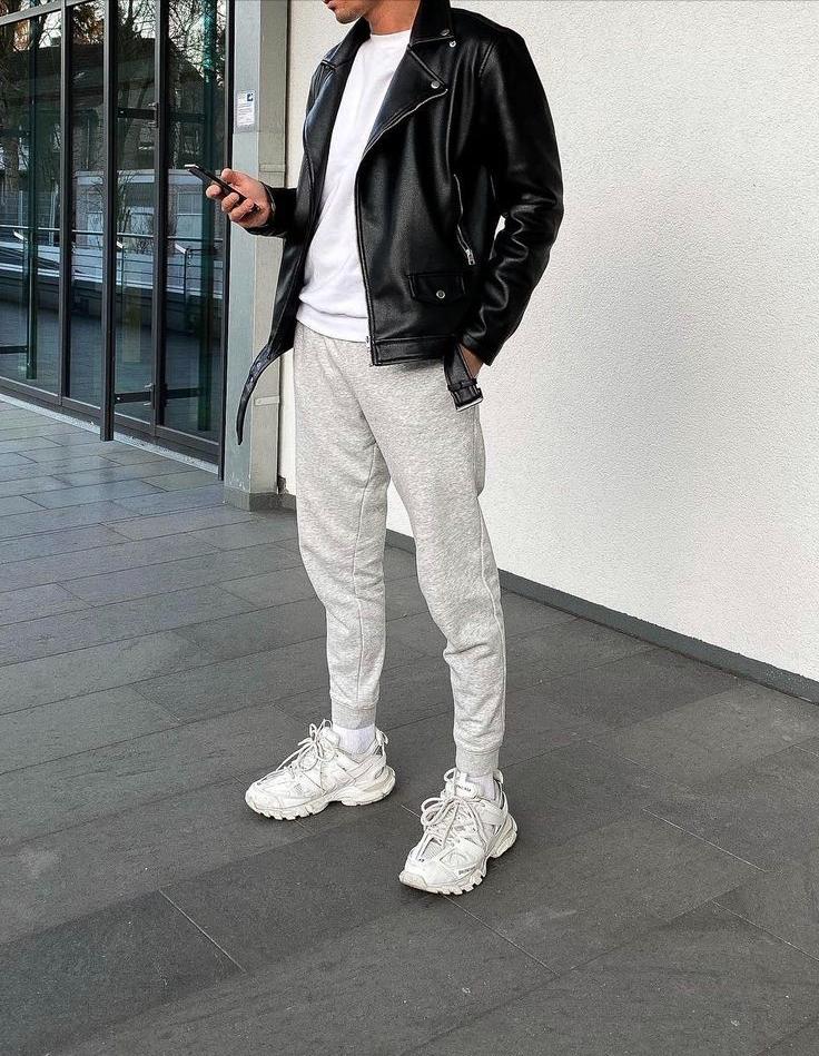 型男外套冬套装,慵懒外套宽松男装怎么搭配