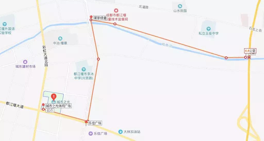 都江堰天府绿道骑行路线图,都江堰周边最美骑行路线