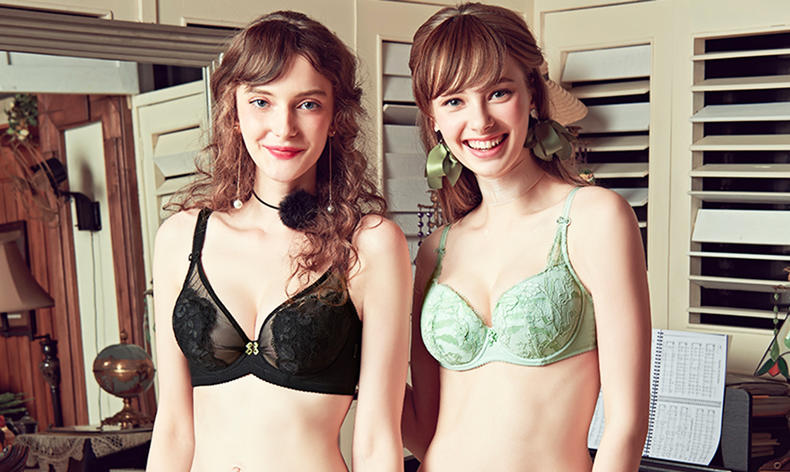 大胸妹专属内衣店,拒绝大妈look