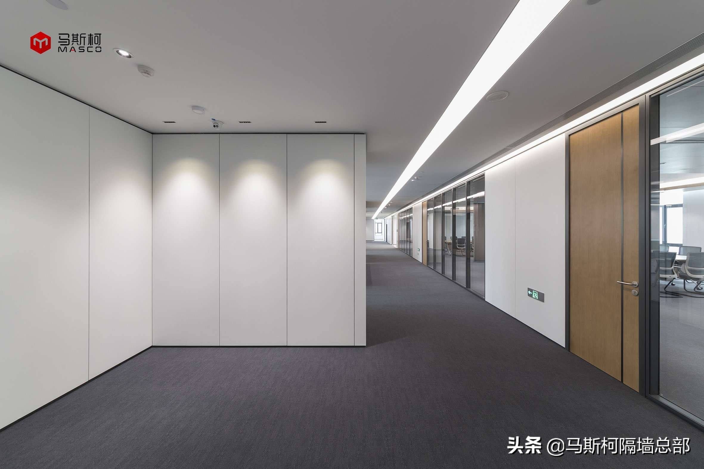 办公室防火玻璃隔断图片,办公室断桥铝防火大玻璃隔断