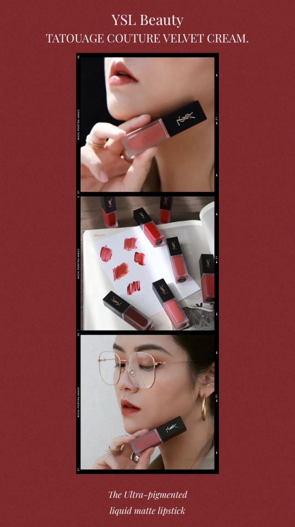 断货王色号口红,试色大牌ysl416