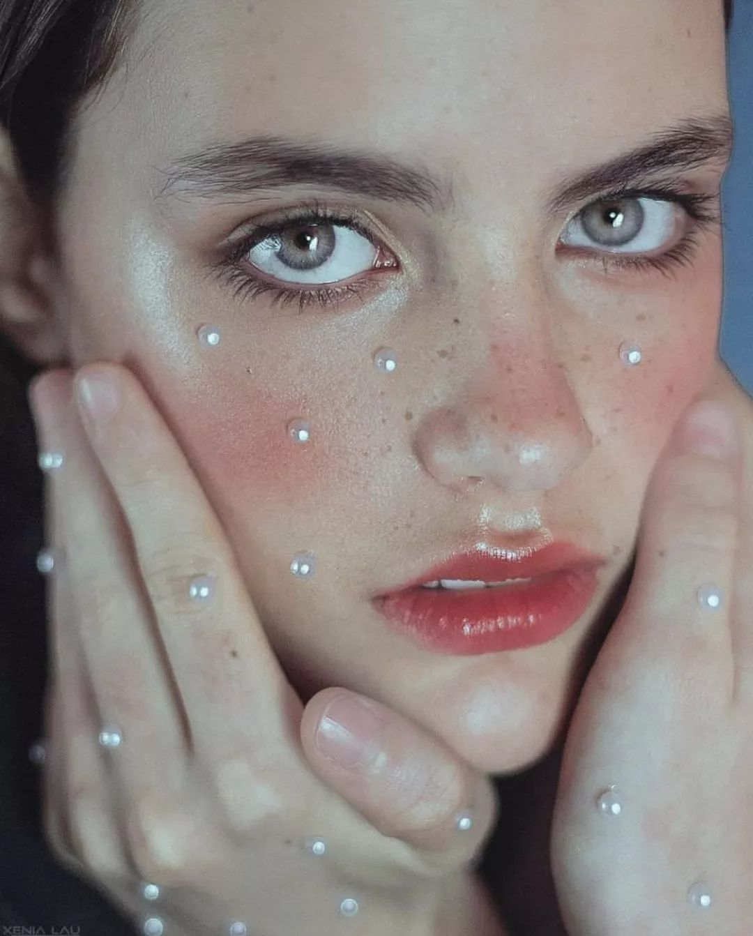 石原里美妆容干净高级教程,石原里美最新写真集妆容手绘