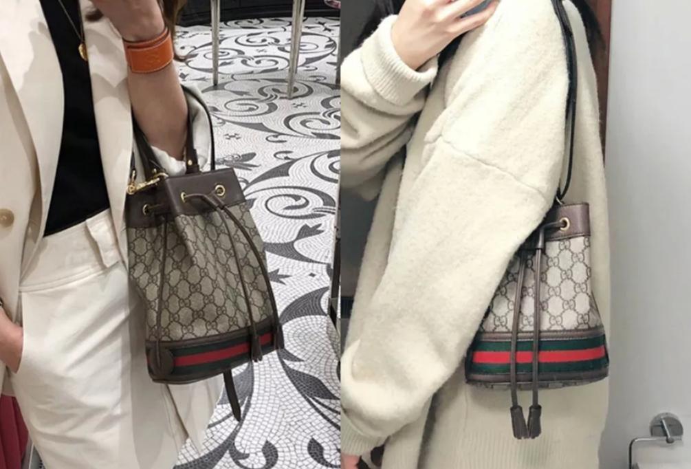 gucci迷你水桶包真假鉴定,gucci鉴定虎头手拿包