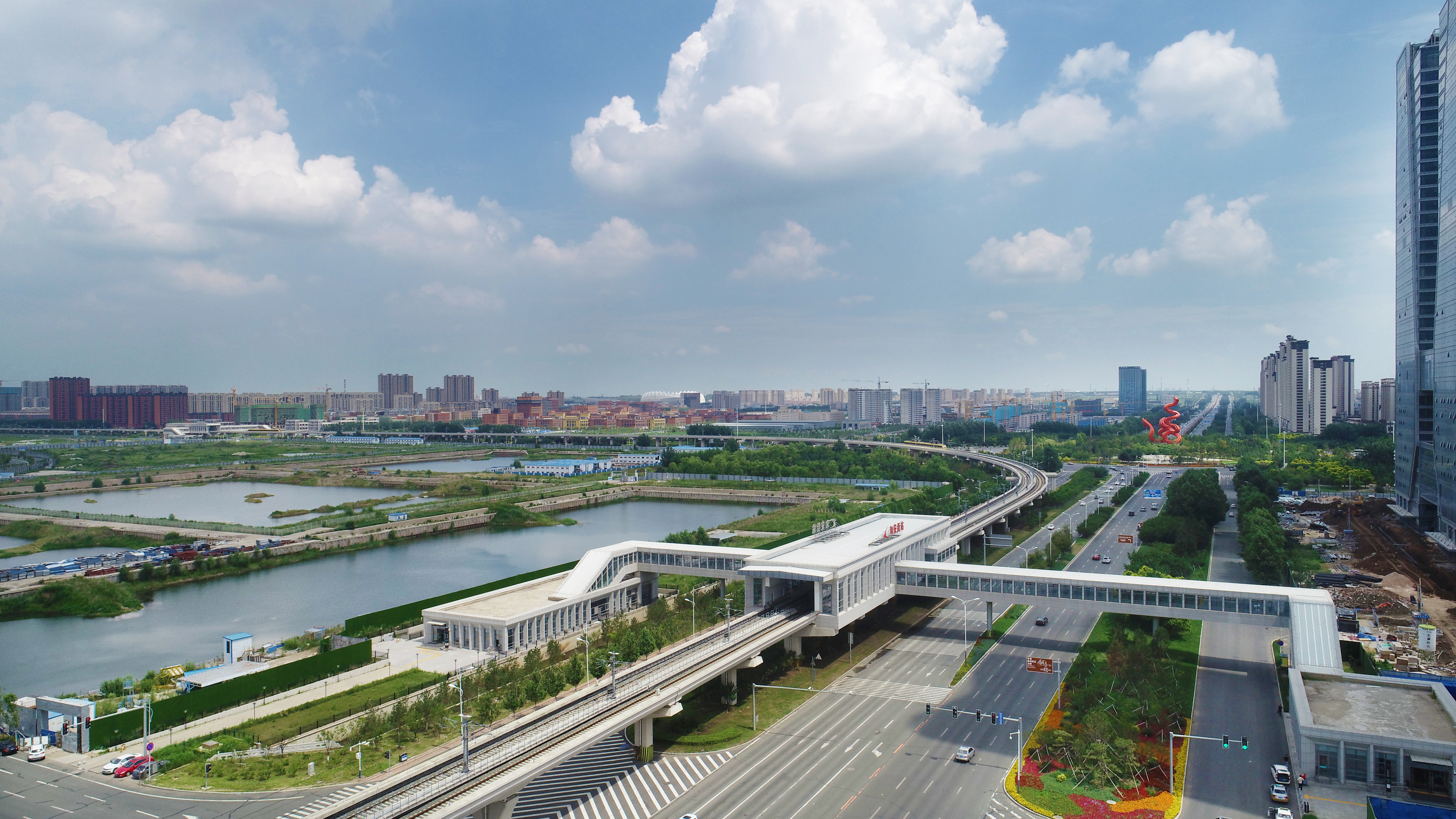 漂亮的商业街区,龙翔街区