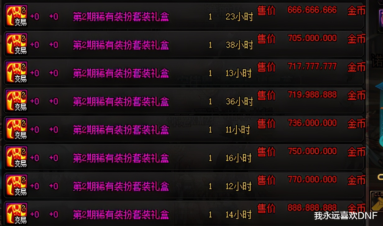 dnf奇迹缝纫机单件天空多少钱,dnf缝纫机1-12期天空套预览