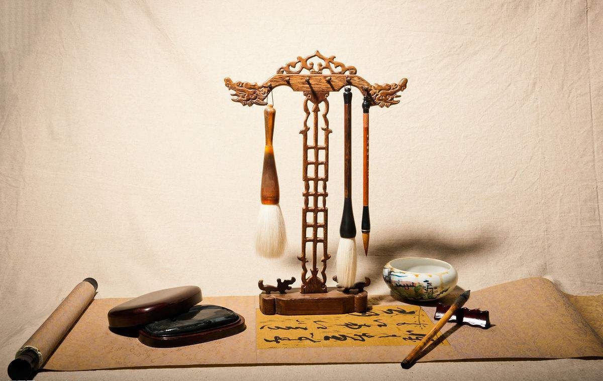 中式书房摆设风水图解,文房四宝书房布置