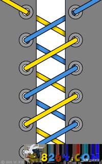 鞋带系起来不好看,鞋带系法不掉教程