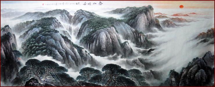 一幅绝美的水墨画,十大绝美水墨山水画