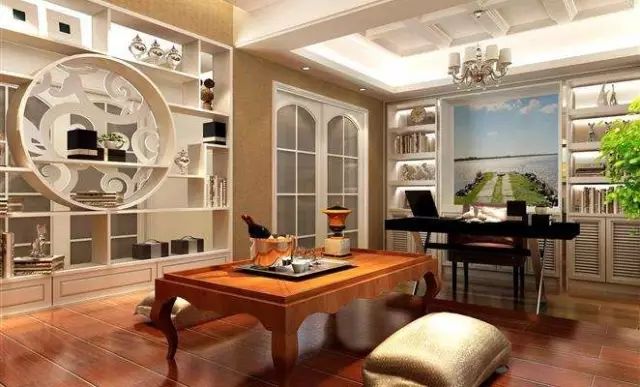 瓷砖书房设计,瓷砖打造的书房