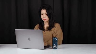 国风保温杯智能显温大容量,国风便携式保温杯