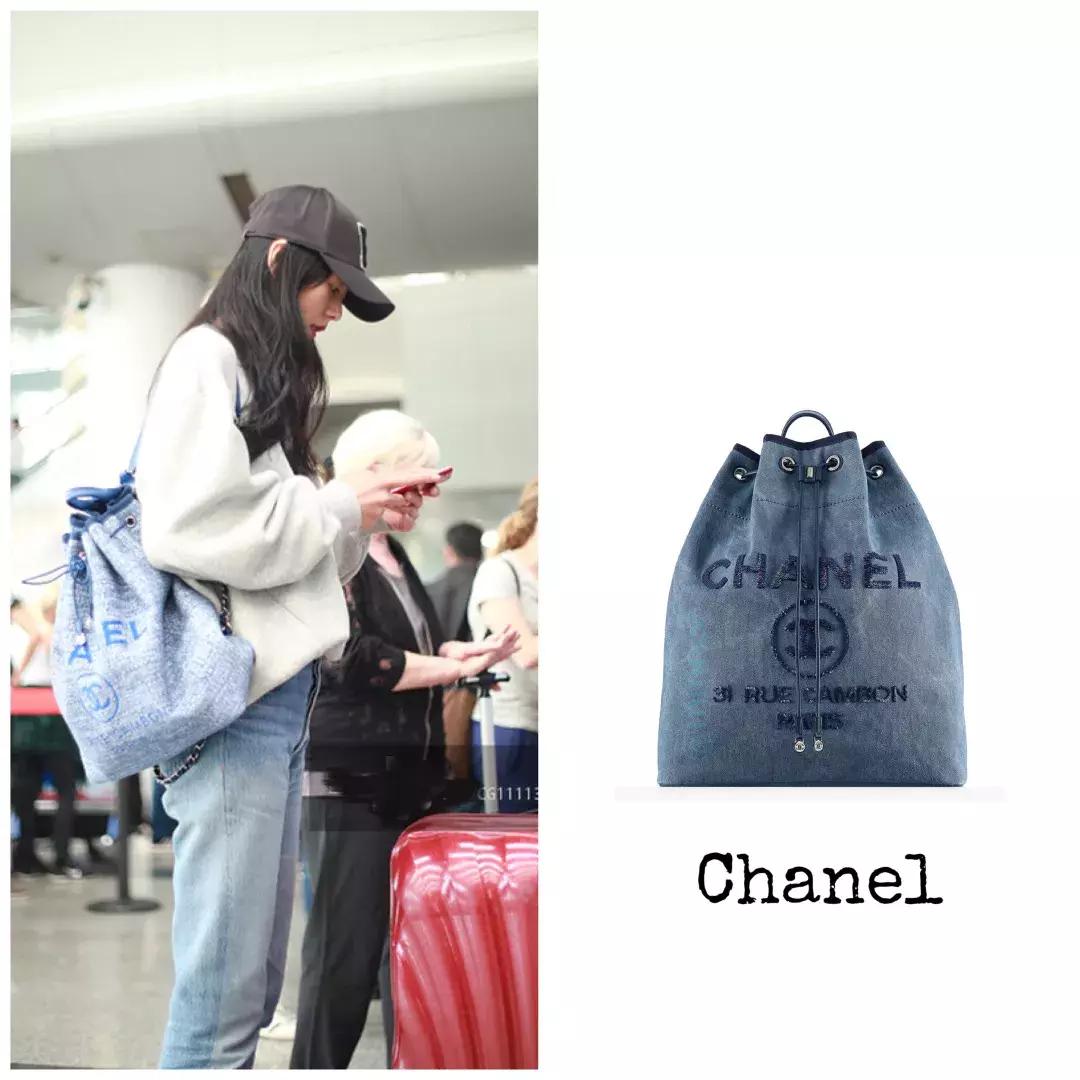 大表姐刘雯和香奈儿,大表姐刘雯的包