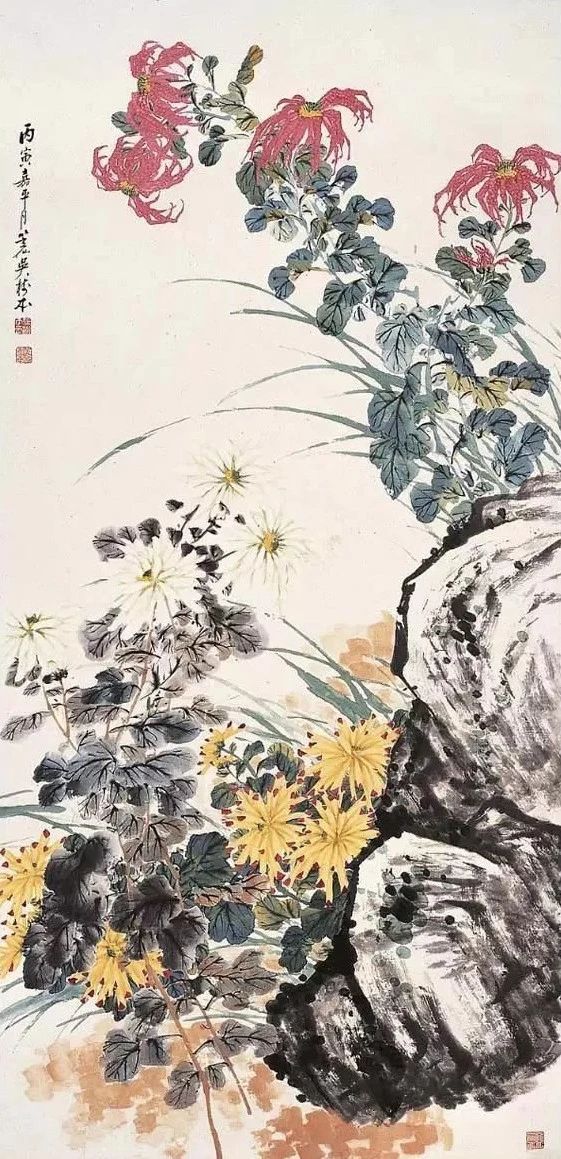 他是“海派三菊”之一，他画的菊花迷醉了秋天！