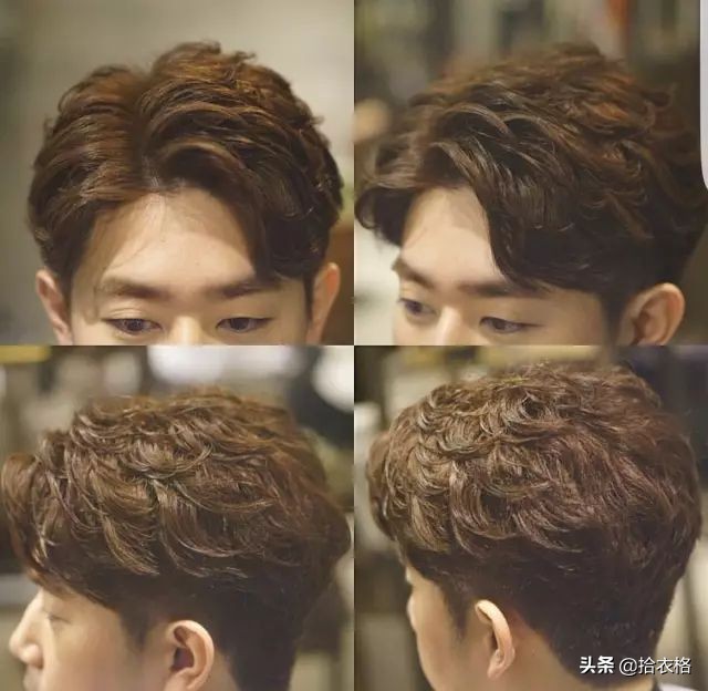 男生烫发蓬松自然韩式,男生烫发蓬松又自然又好看