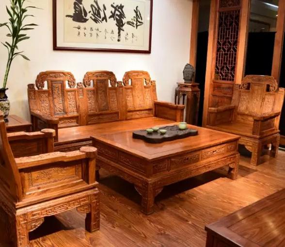 红木家具沙发单人尺寸标准大全集,2022最火客厅沙发高档红木家具