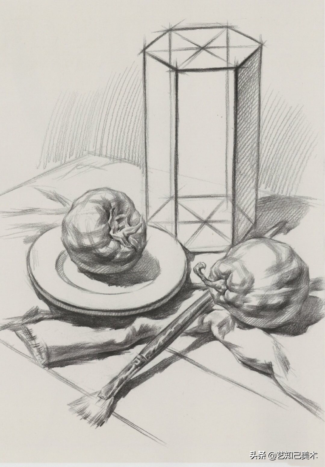 素描衬布如何画好,素描画衬布的正确方法