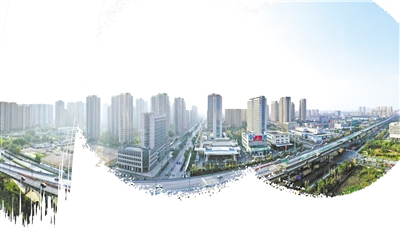 良渚新城最新航拍,良渚新城