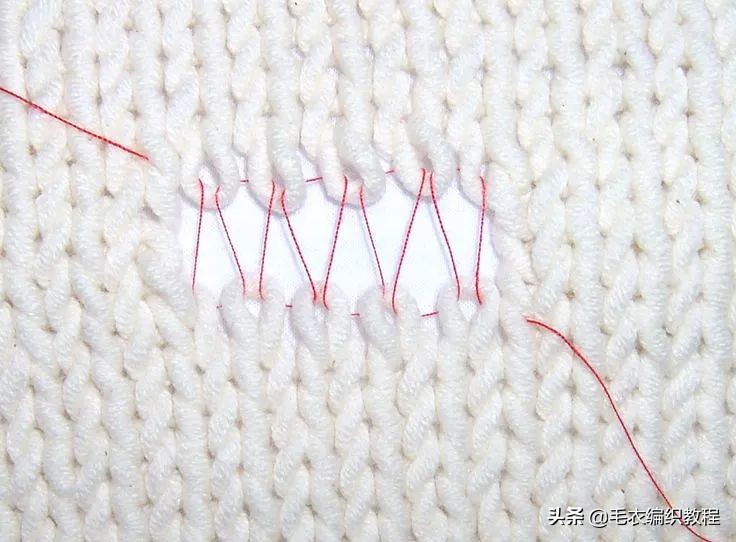 毛线走纱怎样修补,毛线脱落怎么补