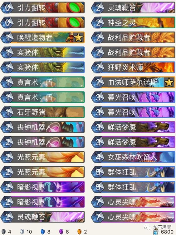 炉石卡组T0卡组,炉石ts1