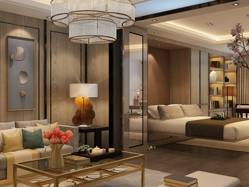 中式豪华别墅,千平新中式顶级别墅