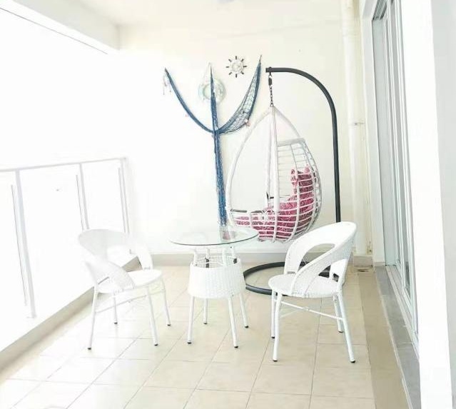 惠州融创海湾半岛家庭公寓房装修,惠州融创海湾半岛顶楼3层复式