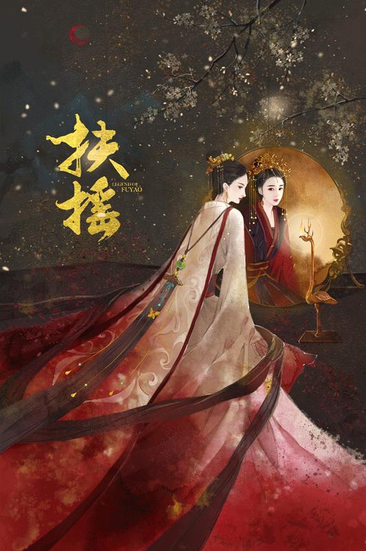 画古风人物插画板绘用什么笔刷,ps古风笔刷海报教程