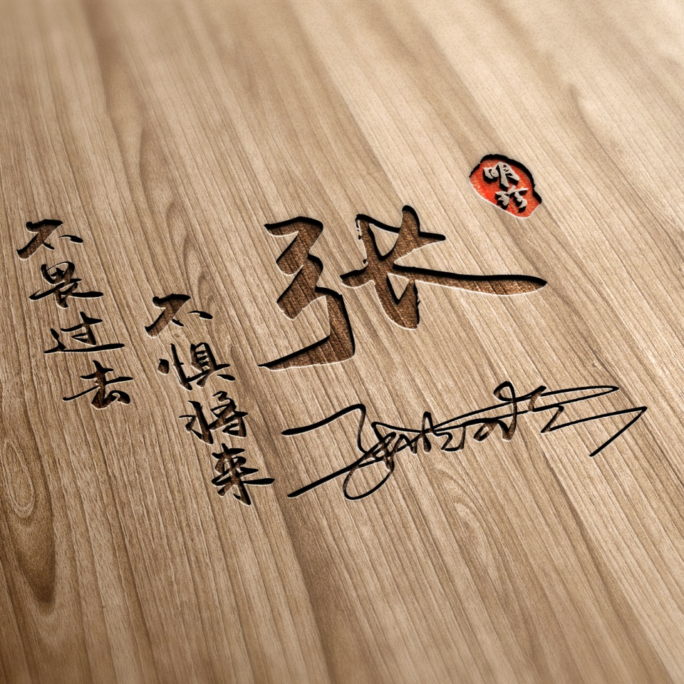 中国最新最好的一张姓氏头像,张姓氏正能量头像带字图片