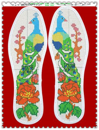 绣花鞋垫欣赏,绣花鞋垫大全完整版