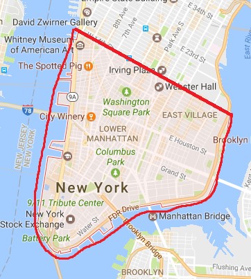 纽约曼哈顿罗斯福岛,纽约曼哈顿附近的岛