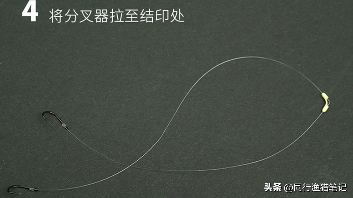 钓鱼不缠线的绑钩法,钓鱼不跑鱼绑钩方法