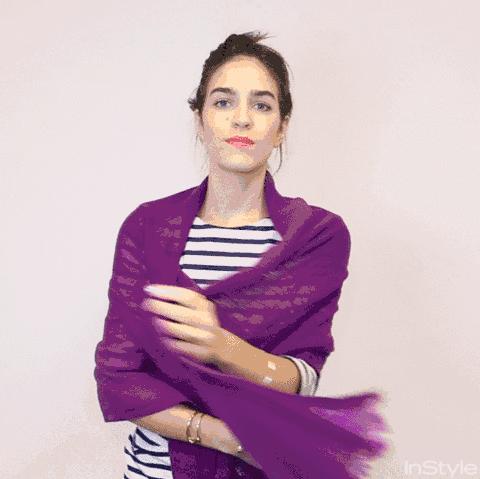 围巾的各种围法新手,20种最实用的围巾围法