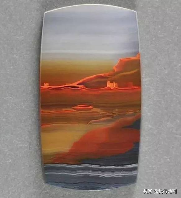 万年石头里的罕见画,万年奇石石头画