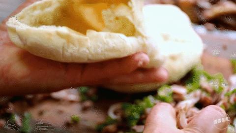 最适合摆摊的卤菜夹烧饼,郑州烧饼夹卤肉