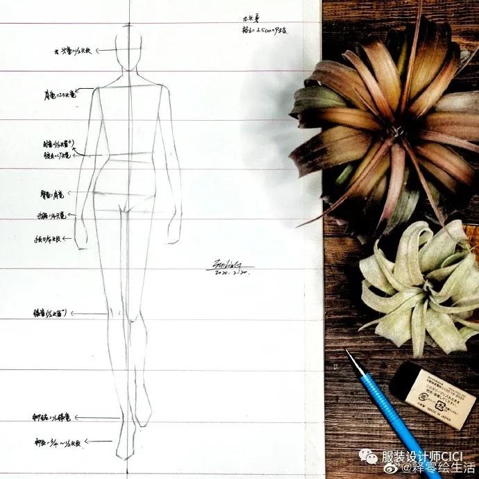 教你画衣服设计图,设计衣服手绘画简单教程整套