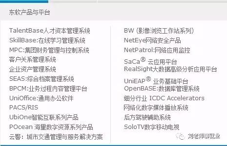 东软集团下属几家子公司,东软集团下属单位