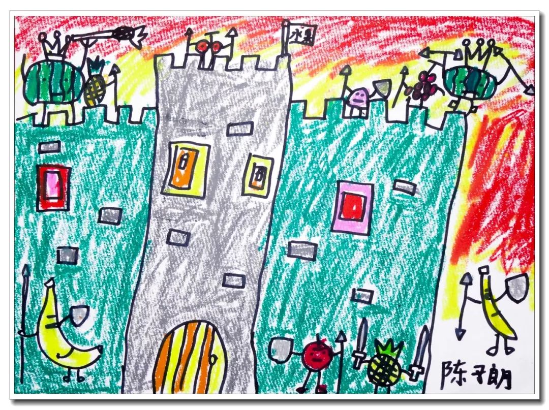 水果王国儿童画,怎么画简单的水果王国