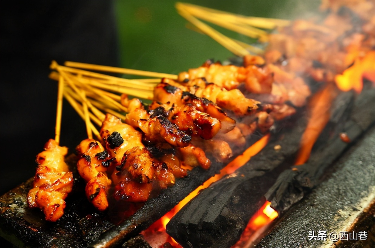 正宗印度尼西亚沙嗲肉串,马来西亚沙嗲烤串