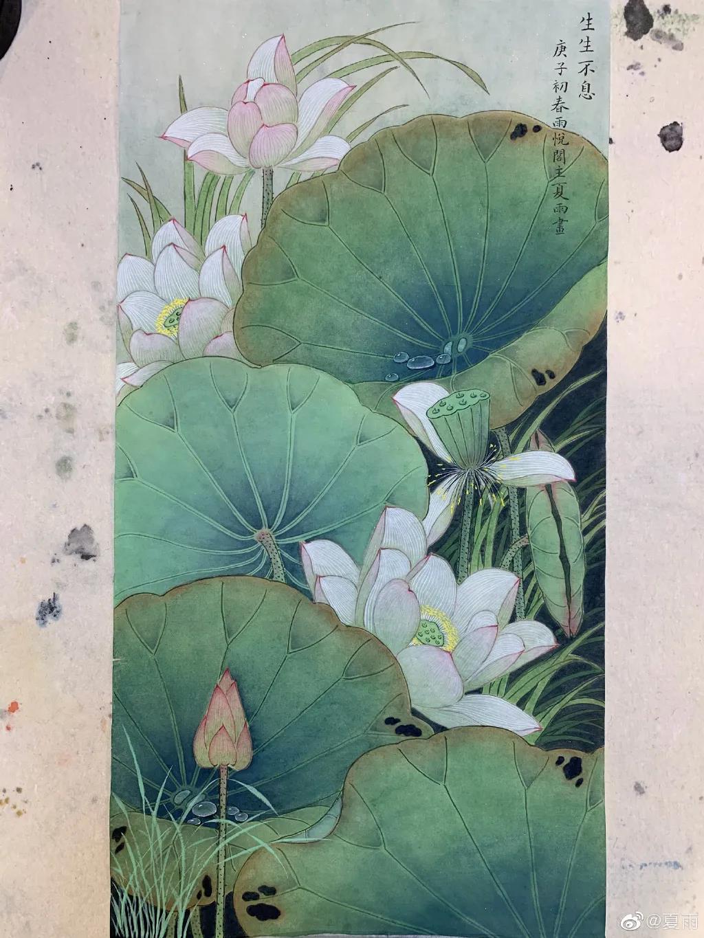 影帝夏雨书法真迹,演员夏雨晒书法作品