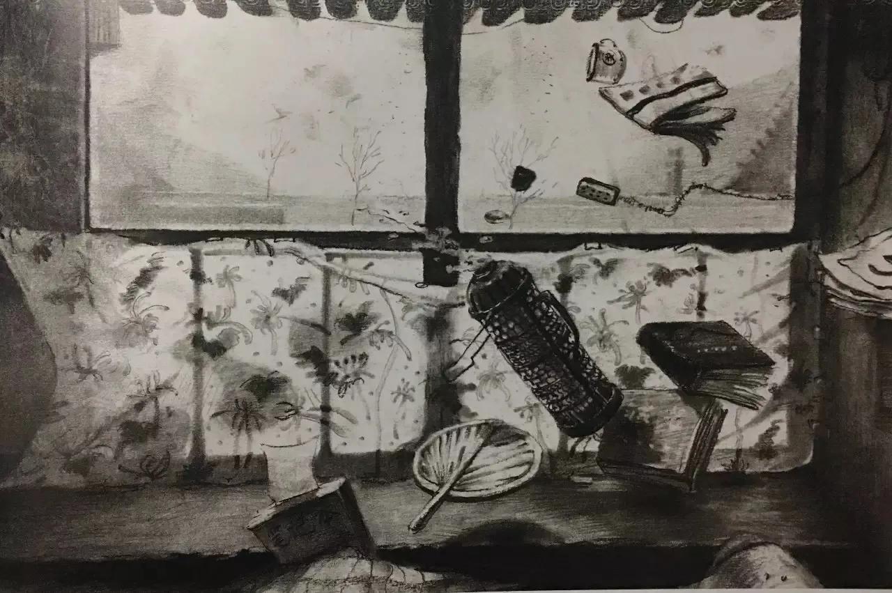 清华校考场景素描高分卷,清华素描场景高分卷技法