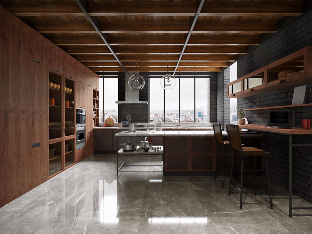 柏厨家居厨房整体橱柜设计,柏厨家居设计效果图