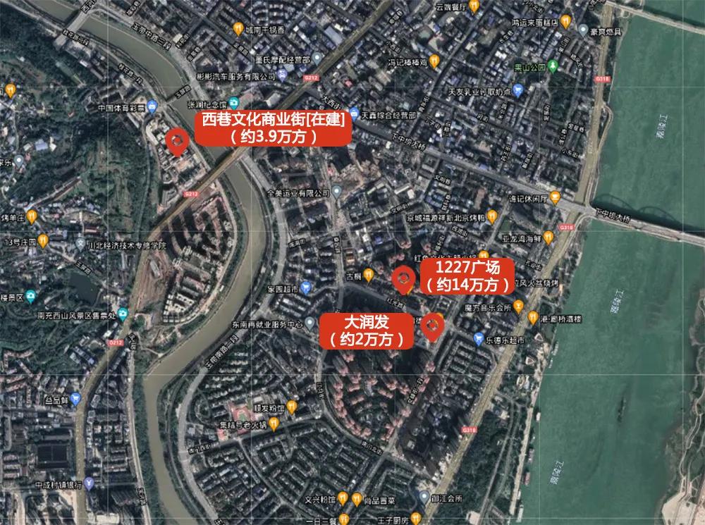 南充商业中心排行榜,南充有哪些商业体