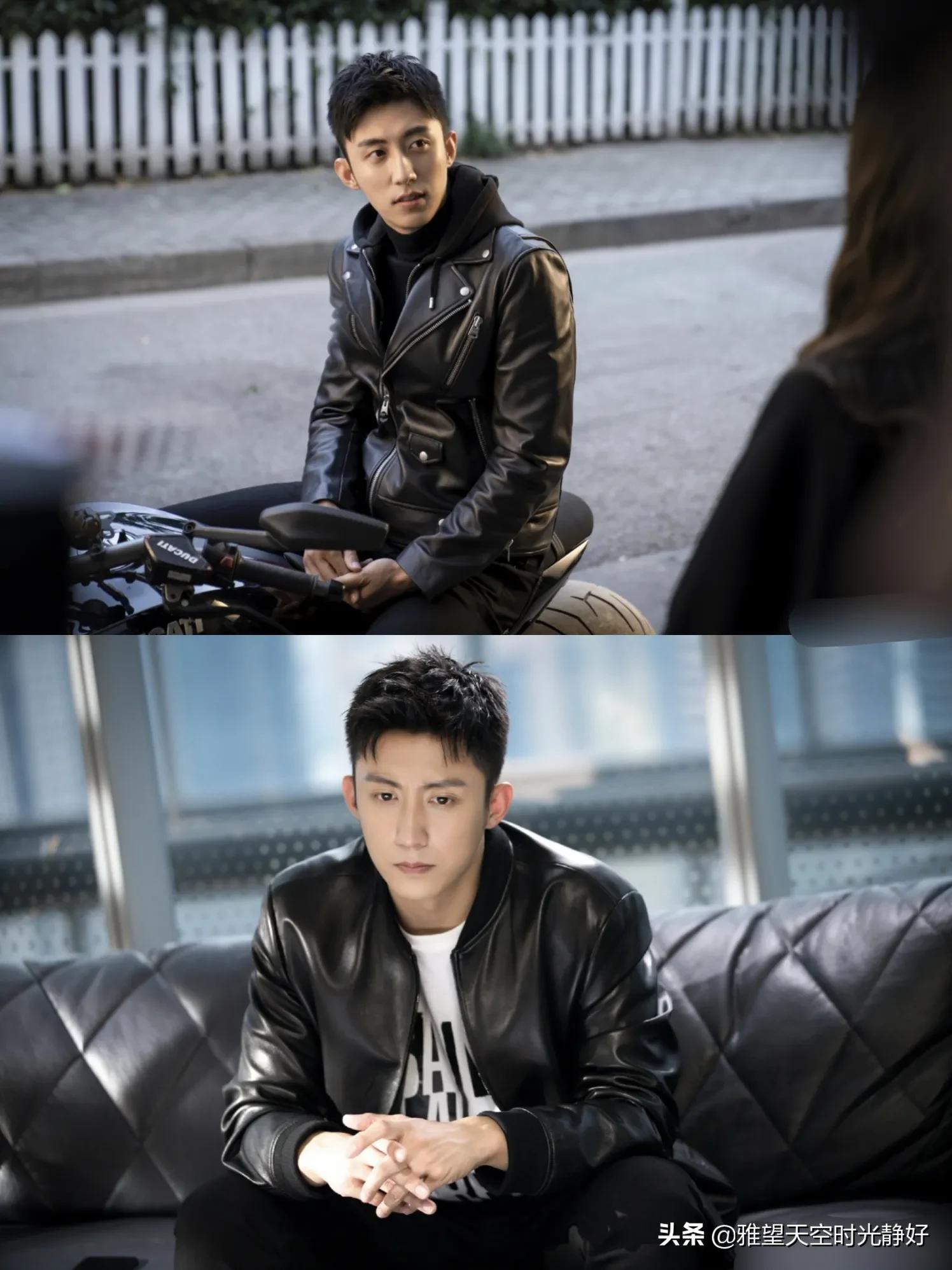 男明星西装穿搭夏季帅气,男士明星皮衣西服外套搭配
