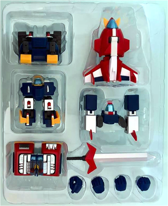 Q版丶低价丶简易合体：13公分《MiniDeformed超电磁波罗五号》