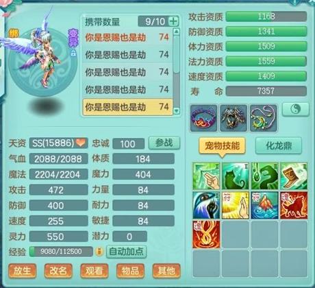 神武4电脑版法系都是速法吗,神武4耐宠和血宠