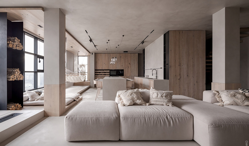 沙发不靠墙的简单装修风格效果,沙发不靠墙的客厅该怎样设计好看