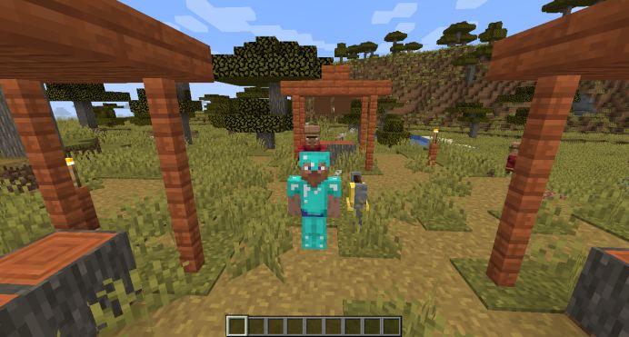 我的世界冷知识绿色钻石装备,我的世界开局就能拥有钻石套