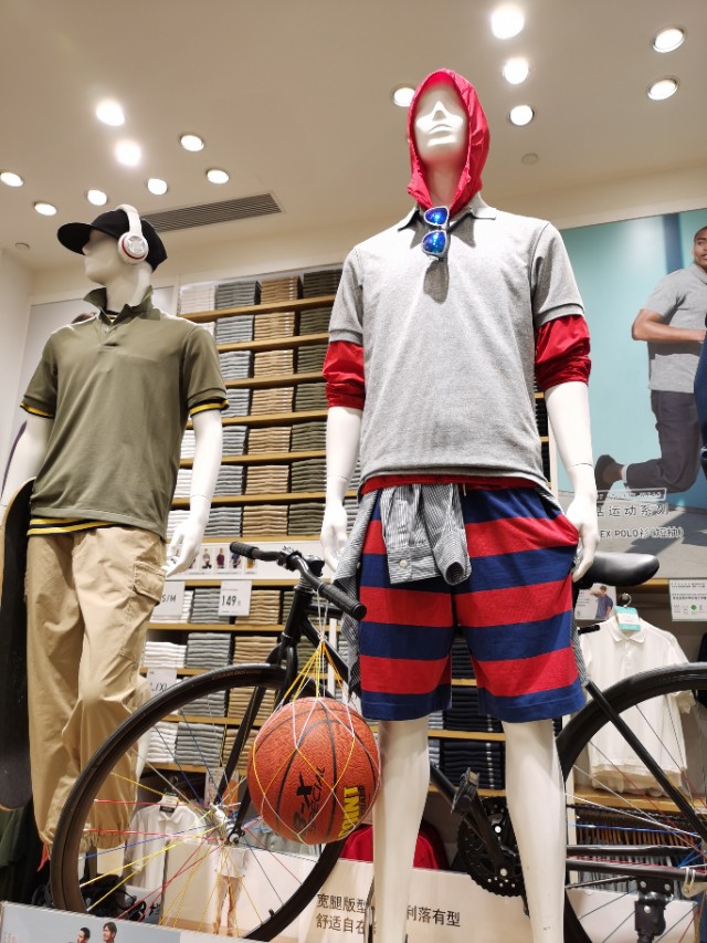 优衣库和gu和无印良品质量区别,日系牛仔衬衫男优衣库