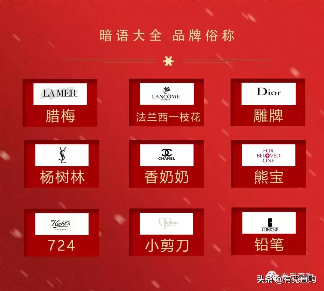 嘘!~有觅彩妆暗语大全,再不收藏就OUT了!